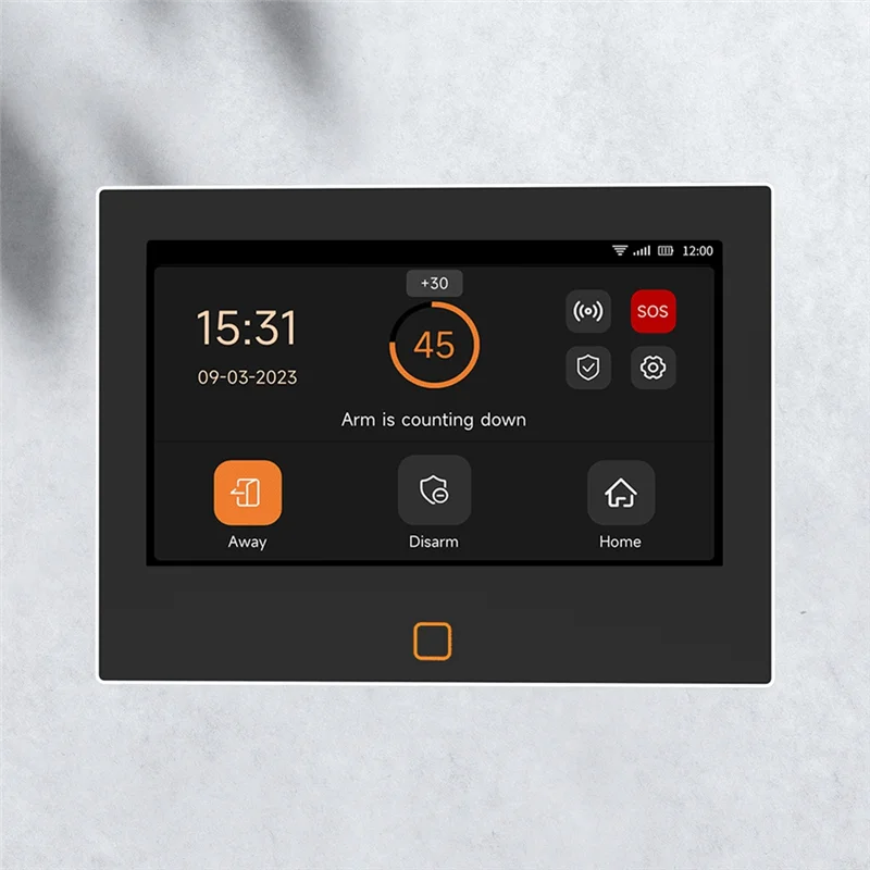 B04B-Tuya Smart Home Alarm System 4G Wifi GSM Burglar Security Protection Wifi Enabled House Alarm Kit EU Plug