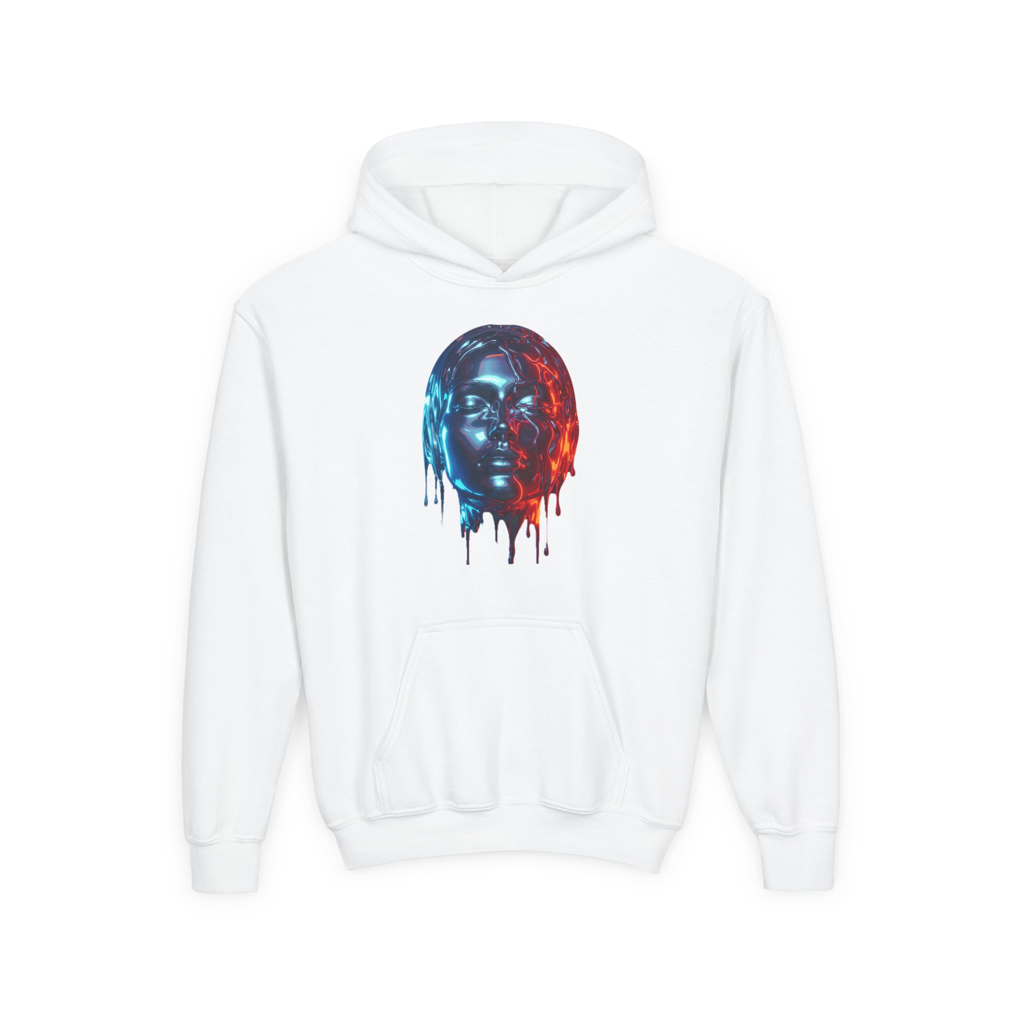 Vibrant Hoodie with Artistic Design | Perfect for Youth, Gifts, Casual Wear, Art Lovers, Cool Streetwear
