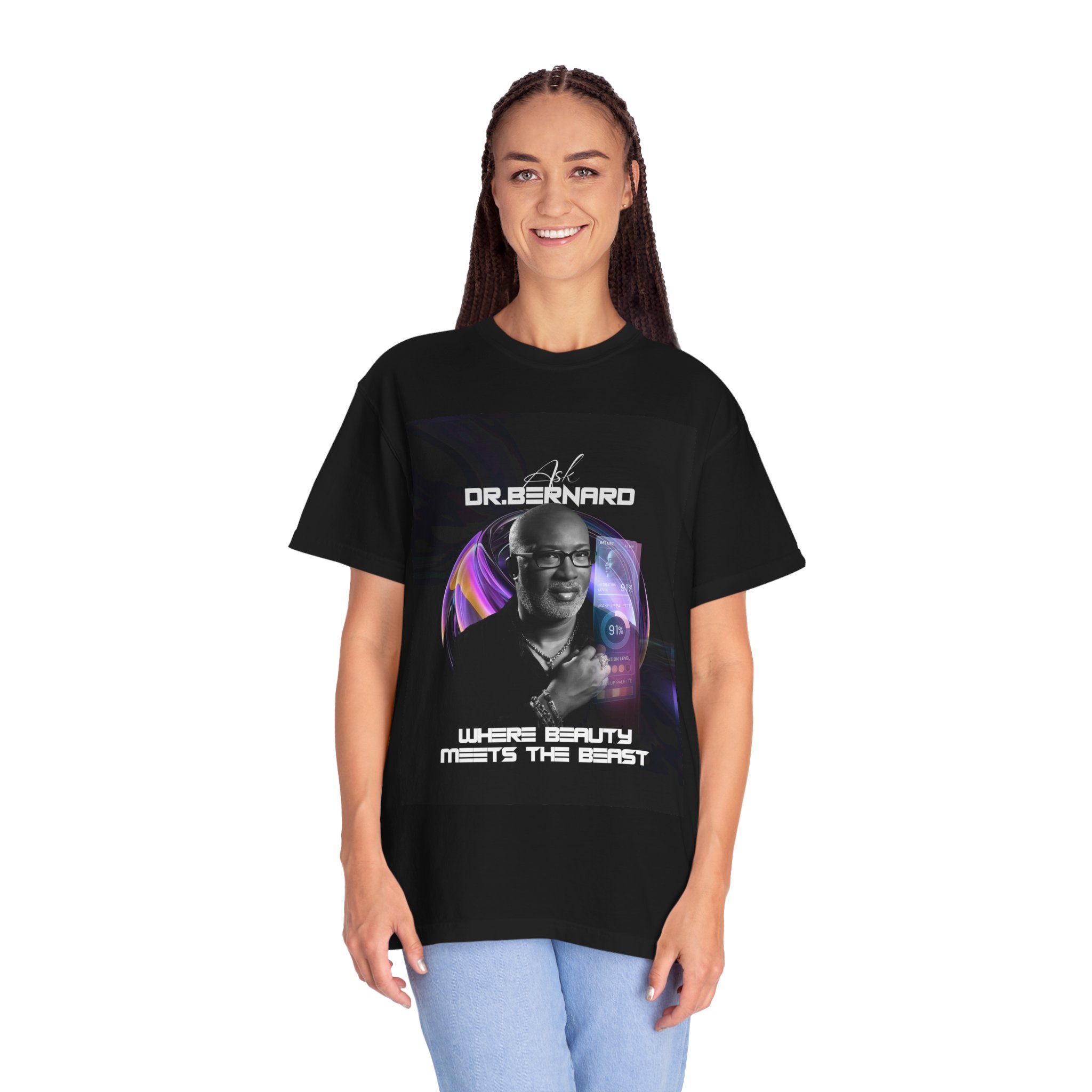 Dr. Bernard's Inspirational Unisex T-Shirt – Where Beauty Meets the Beast - Image 4